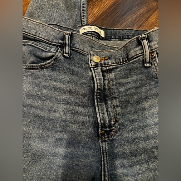 Abercrombie & Fitch Women's Light Blue Ankle Jeans denim y2k back to school - Picture 11 of 16